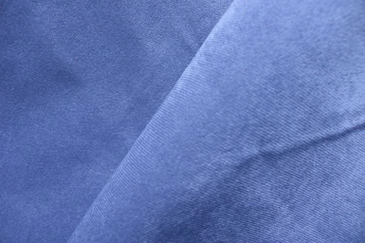 100% Polyester Warp Knitting Holland Velvet with Bronzing